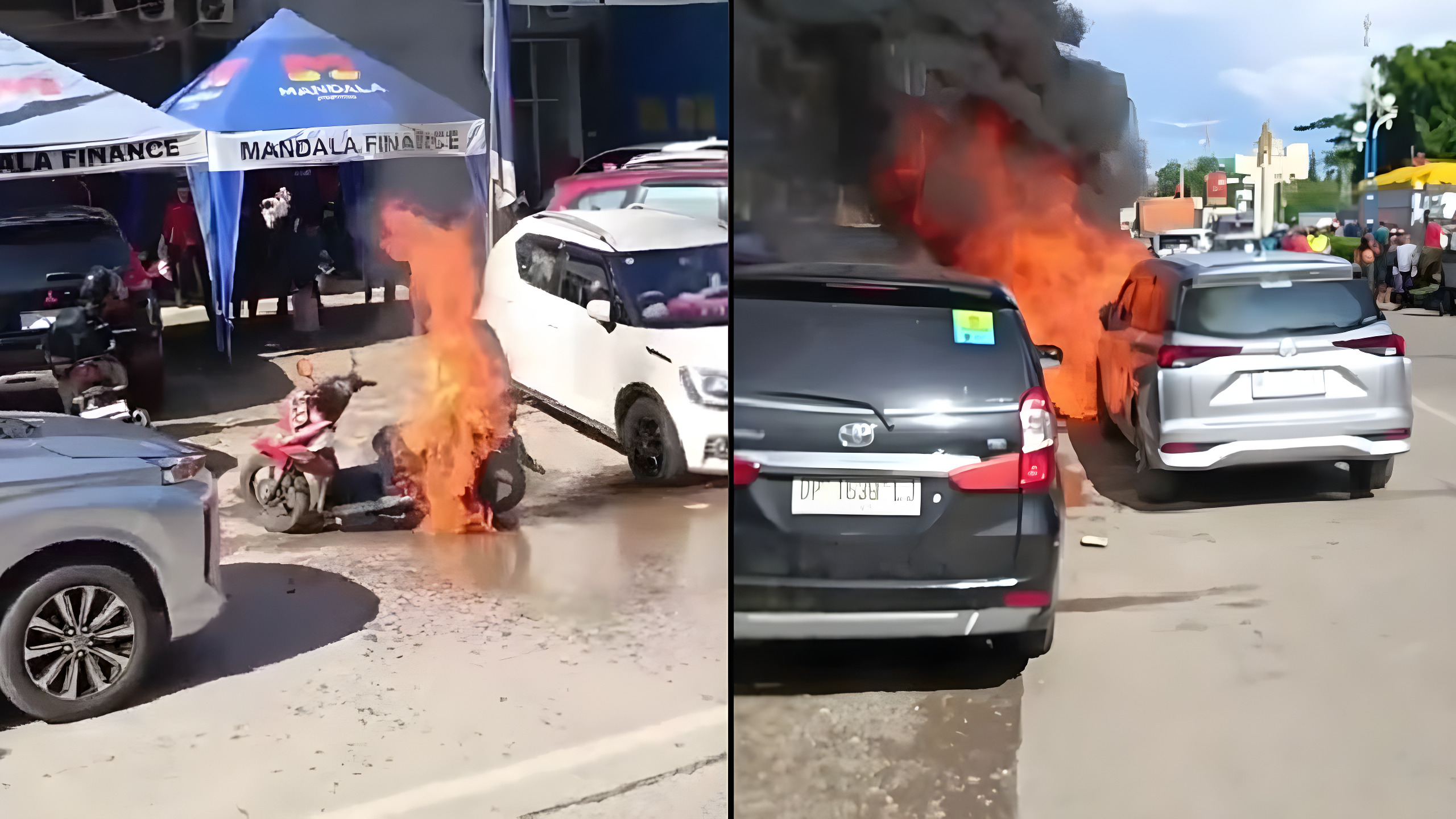 Insiden Kebakaran Motor Akibat Menyimpan Ponsel di Dalam Jok